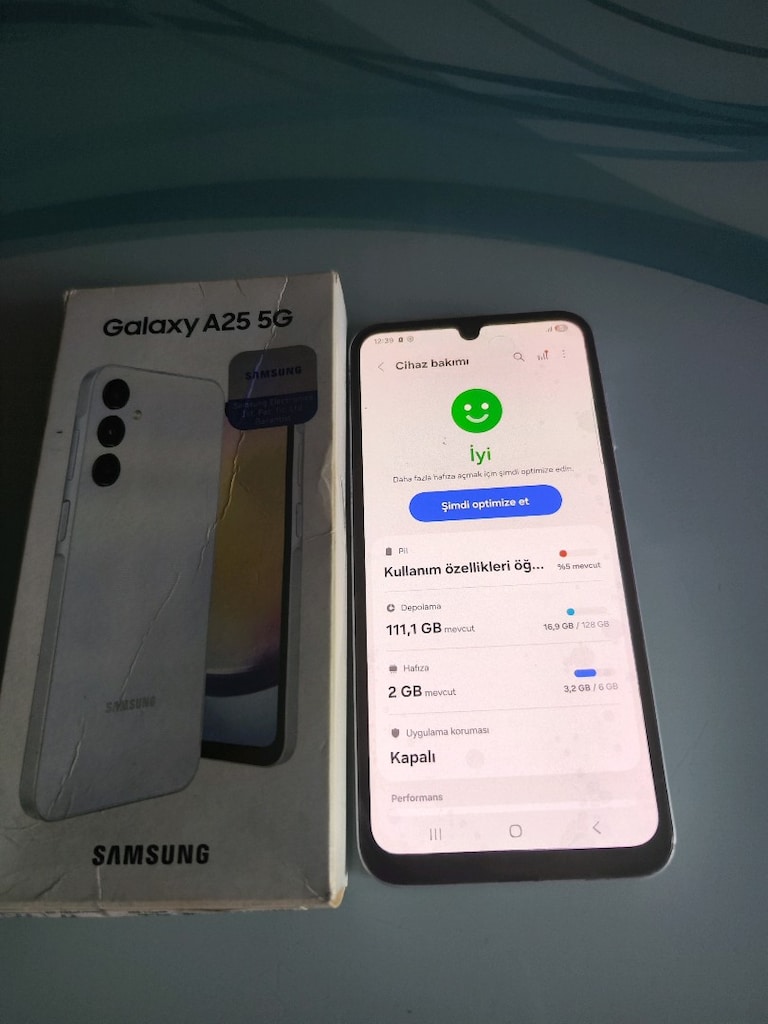KARTA TAKSİT TR CİHAZİ SAMSUNG A25 5G 6 GB RAM 128 GB HAFIZA KUTULU - 9