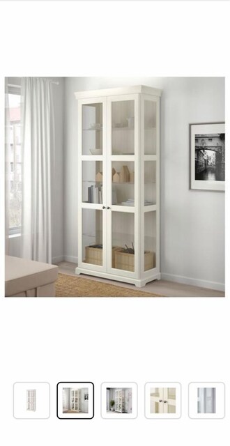 IKEA LIATORP Vitrin (beyaz)