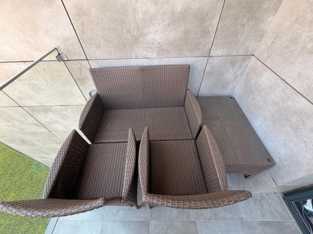 rattan bahçe balkon takımı - 5