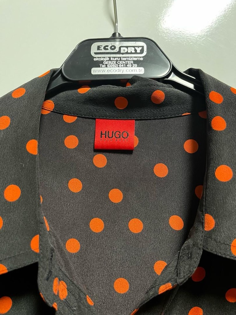 HUGO BOSS KADIN PUANTİYELİ GÖMLEK - 3