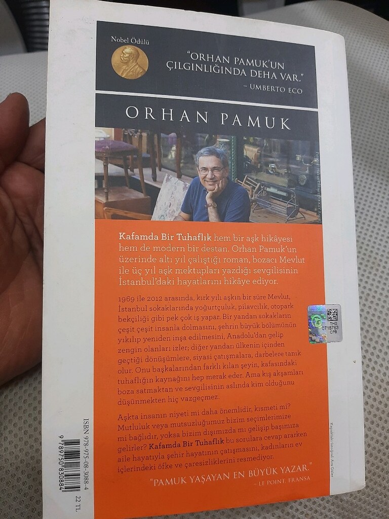 Orhan Pamuk (kafamda bir tuhaflık kitabı) - 3