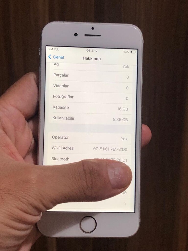 İPhone 6s 16gb tr cihazı - 4