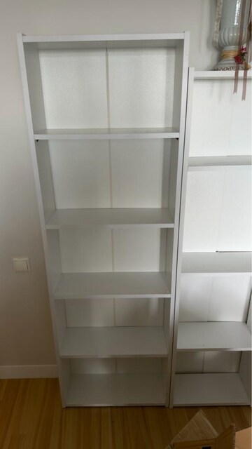 Beyaz Çok Amaçlı Kitaplık / Raf Ünitesi 170x56 cm