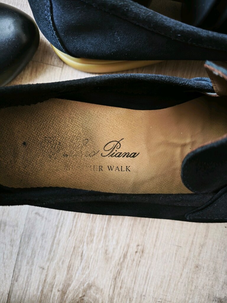 Loro piana süet summer walk deri ayakkabı - 10