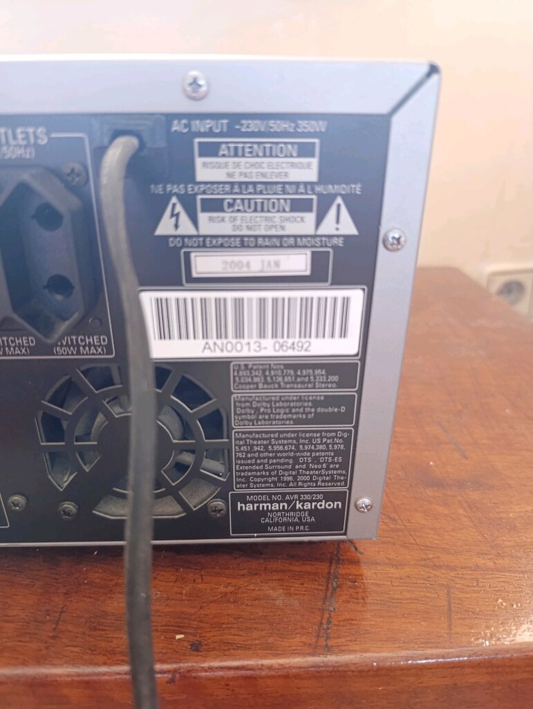 Harman Kardon AVR 330 - 10