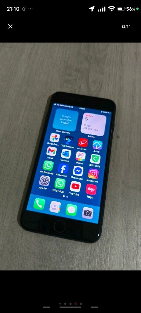İPHONE 8+PLUS 64GB PİL 100 HET AKSANI ÇALIŞIYOR TERTEMİZ SORUNSUZ - 12