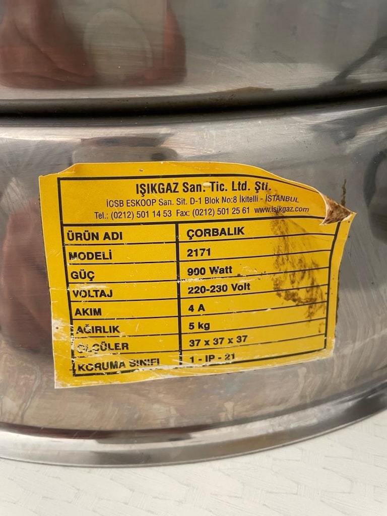 ÇORBALIK PASLANMAZ 13 lt - 2