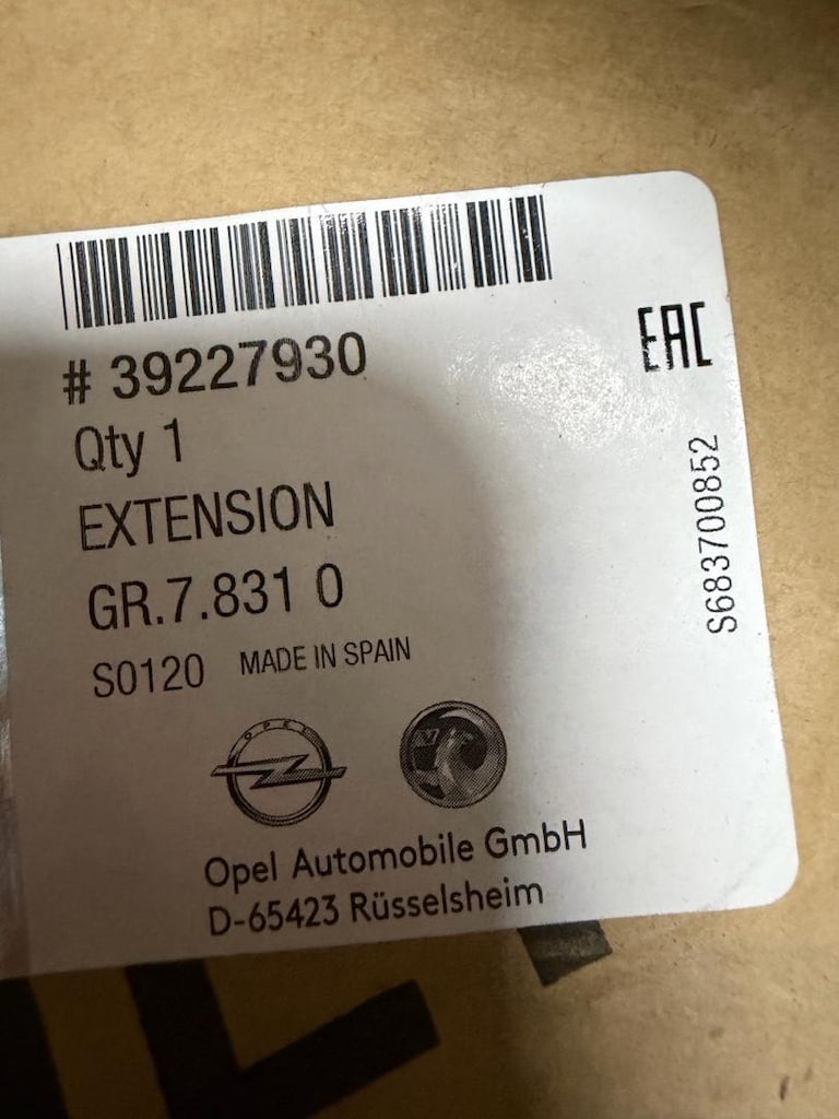 Opel Crossland X Arka Tampon Alt Kapağı Gümüş GM Orijinal 39122484 - 3 - 4
