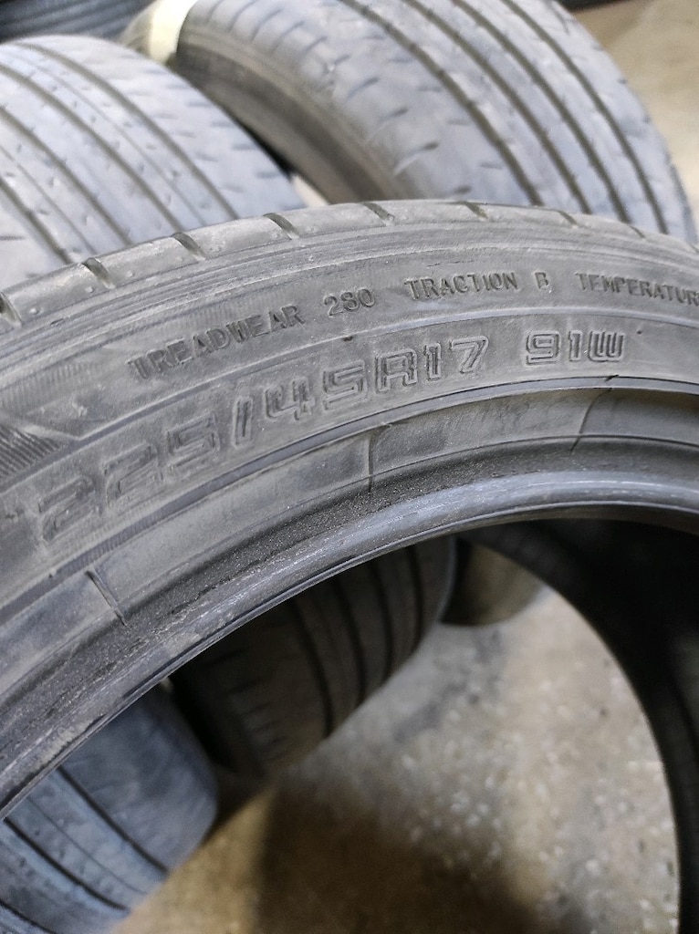 225-45-17 Dunlop 4 adet yazlık lastik (tarih:2020) - 6