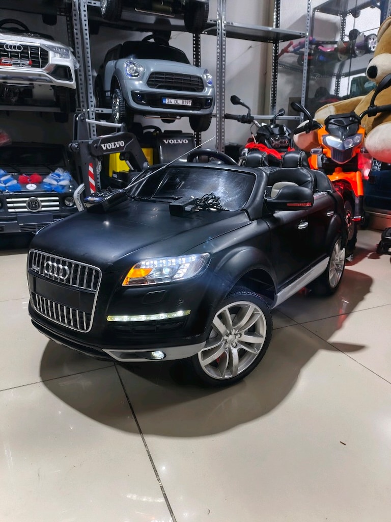 (AnkaCar çocuk oto galeri)2 MOTOR AUDİ KUMANDALI&MANUEL AKÜLÜ ARABA - 12