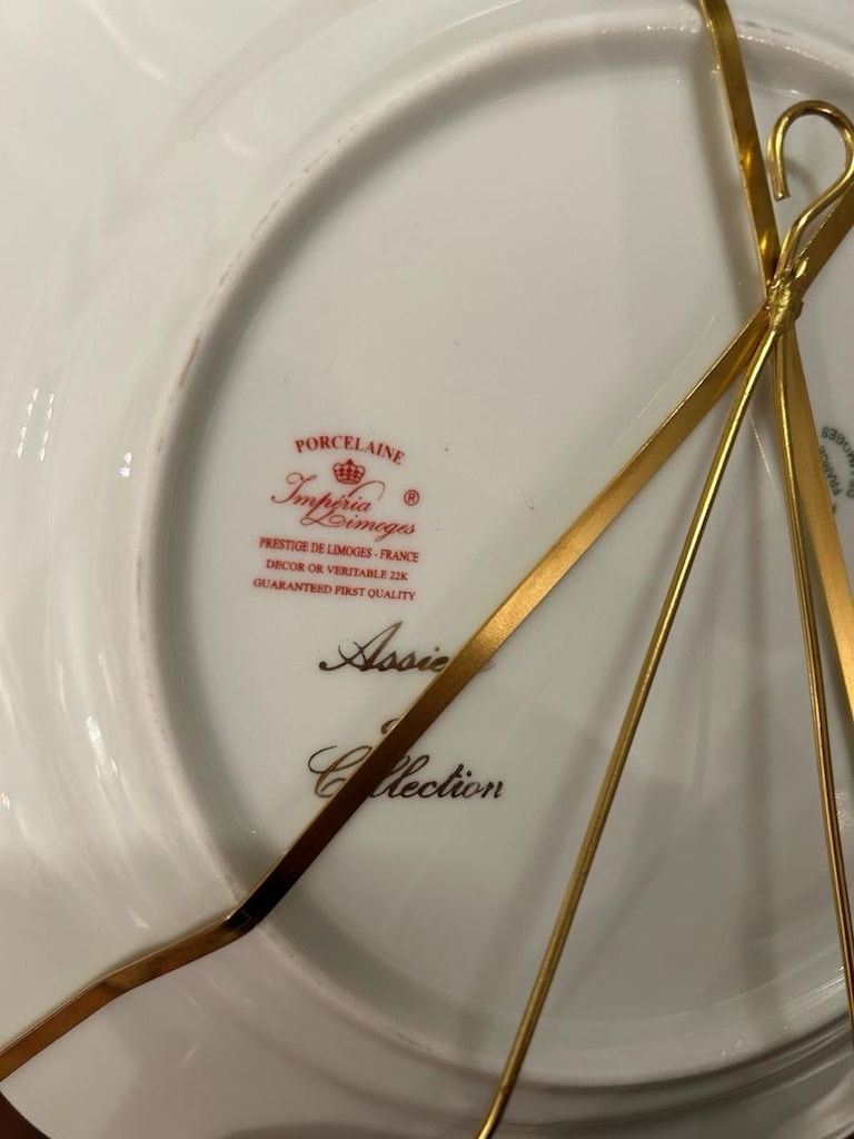 Limoges frogonartlı dekoratif tabak - 2