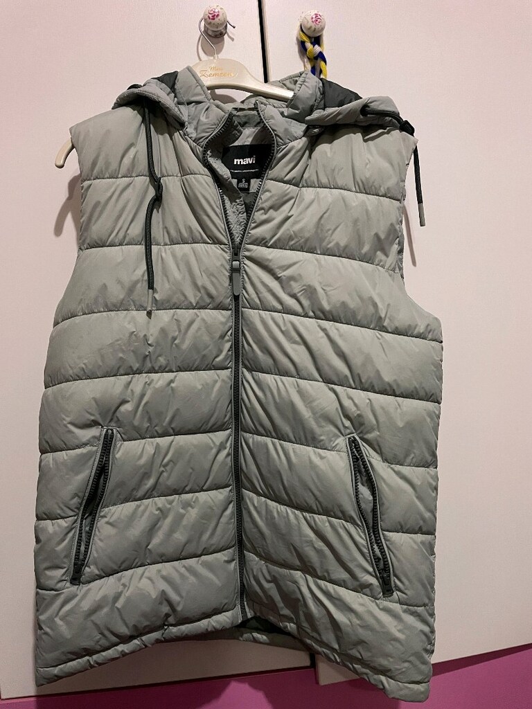 Mavi jeans şişme yelek yeni gibi s beden