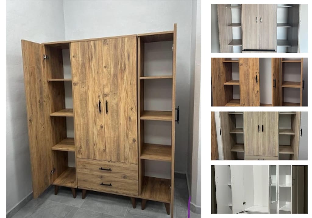 4 kapaklı elbise dolabı fnbrmodvjd - 3