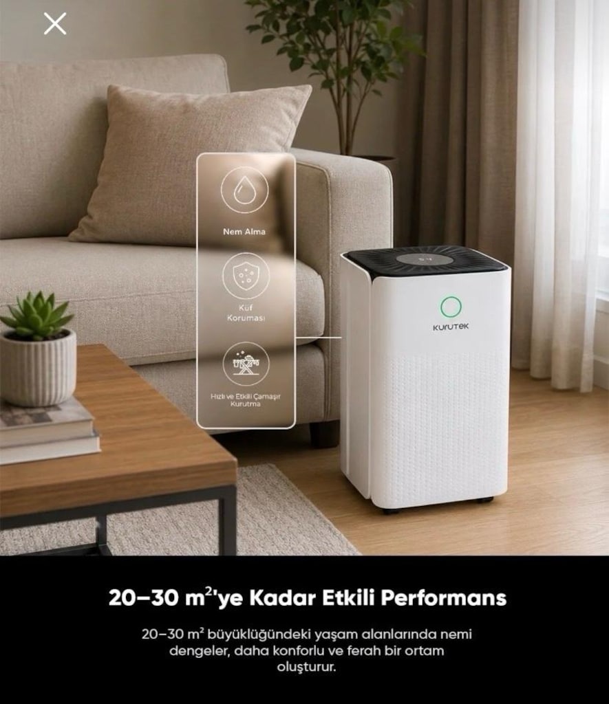 kurutek KT 10(wi-fi ION) Nem Alma ve Hava - 2