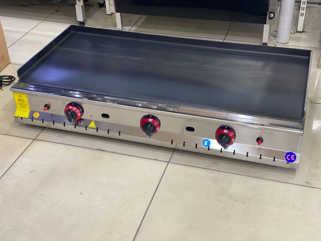 ÖZEL ÜRETİM 100X60 GENİŞ PLEYT PLATE SAC IZGARA ELEKTRİKLİ - TÜP - 3