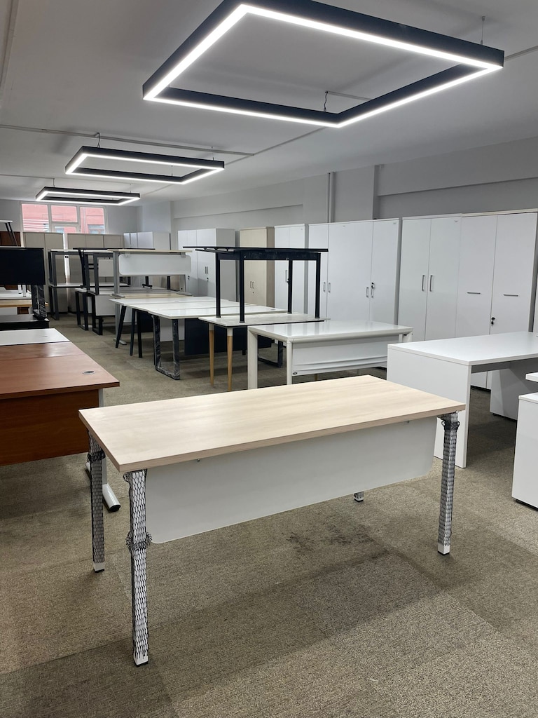 KLAS OFİS ÜSKÜDAR 160x70 MARBELLA KİRAZ ÇALIŞMA MASASI - 2