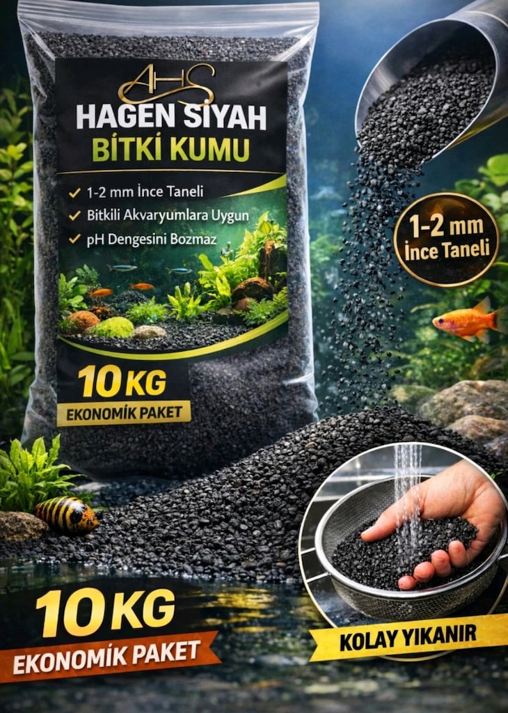 Masrafsız Hobi icin tam kurulu set akvaryum - 7