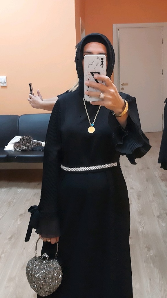 siyah abiye - 2