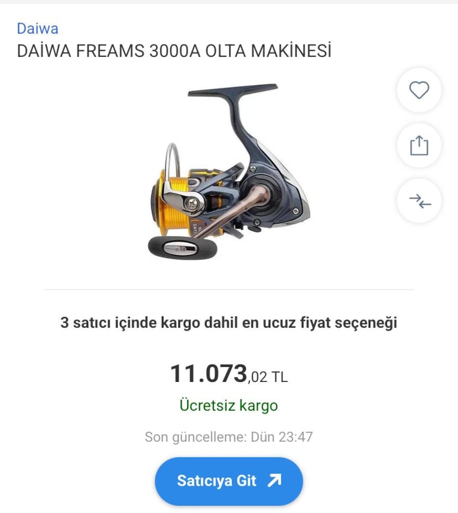 Daiwa feams 3000 (ACİL SATILIK) - 3
