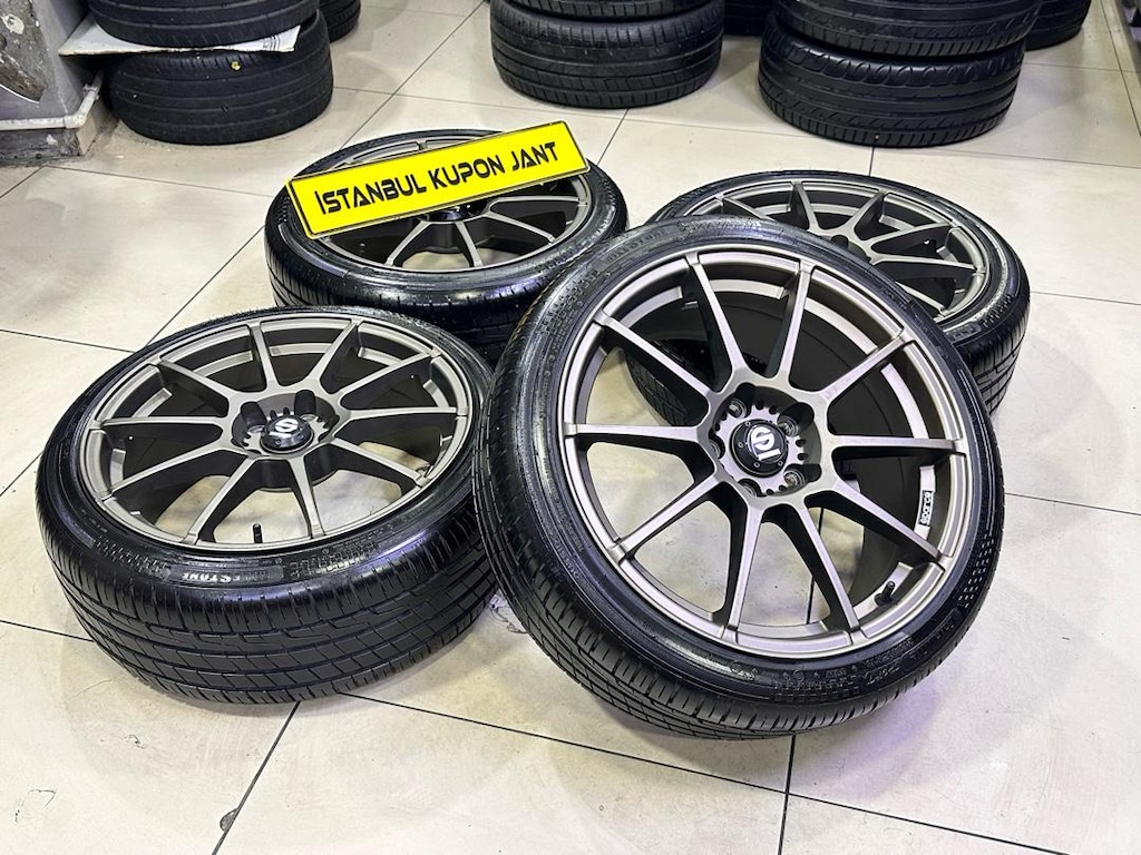 1AYLIK 5x112 SIFIR ! SPARCO BRONZ JANT LASTİK 215/40/18 225/40/18 2025 - 5