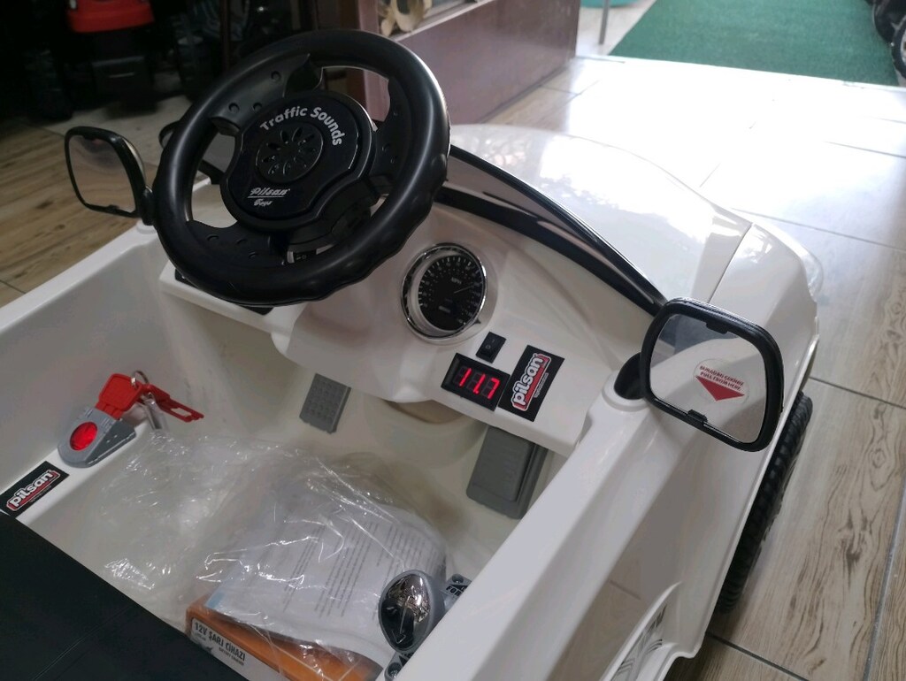 İNCİ AKÜLÜ ARABA (SIFIR) 12V BLUETOOTH KUMANDALI GENİŞ AKÜLÜ - 9