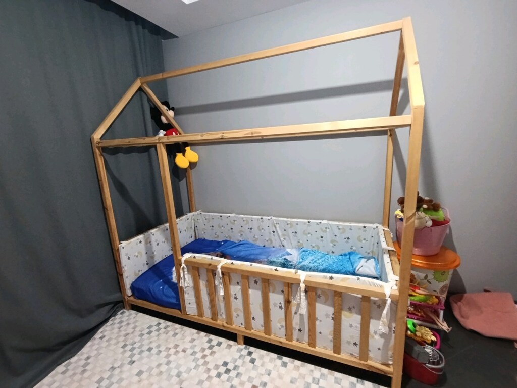 Montessori Doğal Çam YatakKaryola 90x190 ve İç Yatağı ile Birlikte - 2