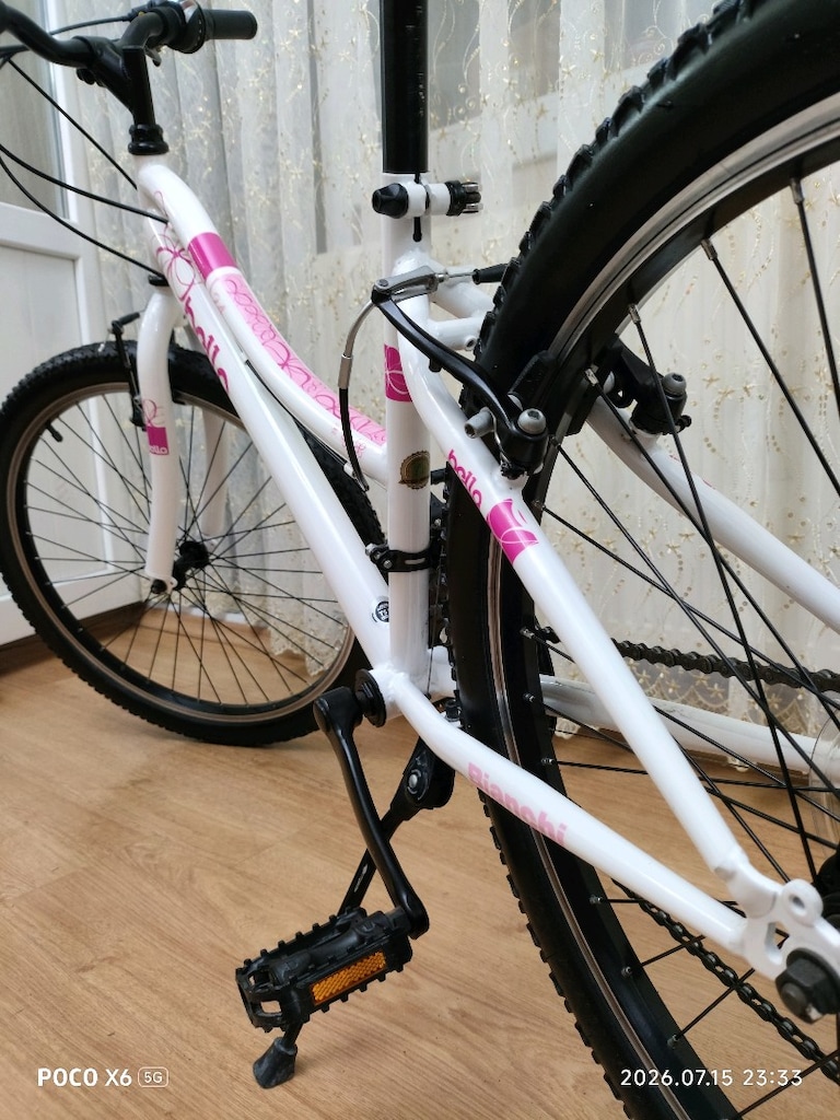 Sıfırdan farksız, hatasız 24" Bianchi Bella vitesli bisiklet (kaçmaz) - 20