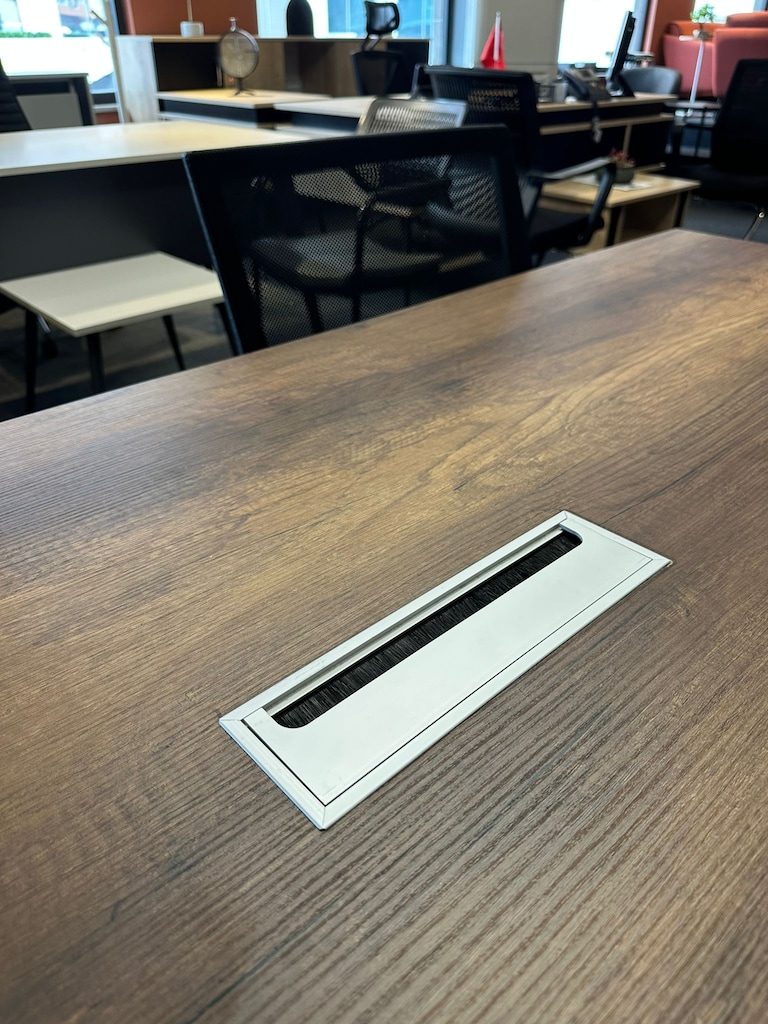 KLAS OFİS ÜSKÜDAR 200x90 cm BAROK CEVİZ TOPLANTI MASASI SIFIR - 3