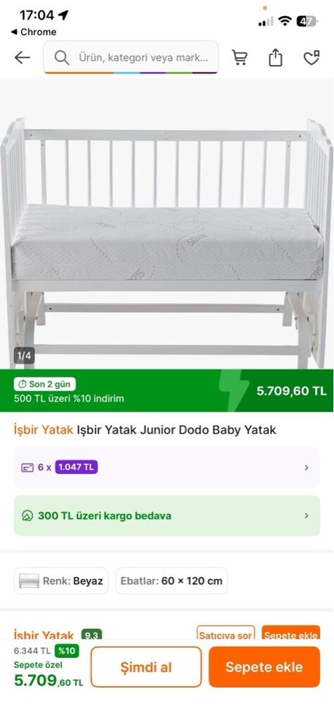 Bebek beşik yatağı - 5