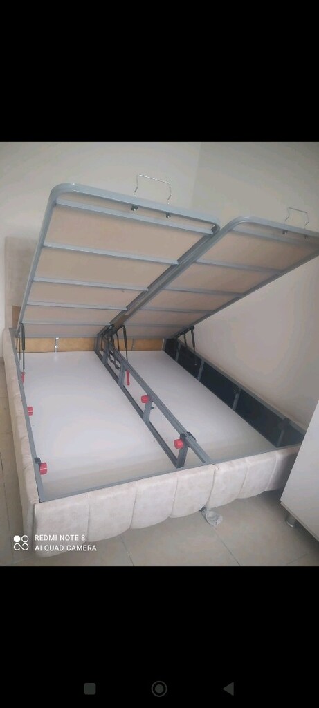 160/200 cm'lik baza Başlık sadece sandıklı baza - 5