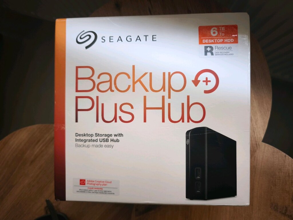 Seagate Backup Plus Hub 6TB (sıfır kapalı kutu) - 2