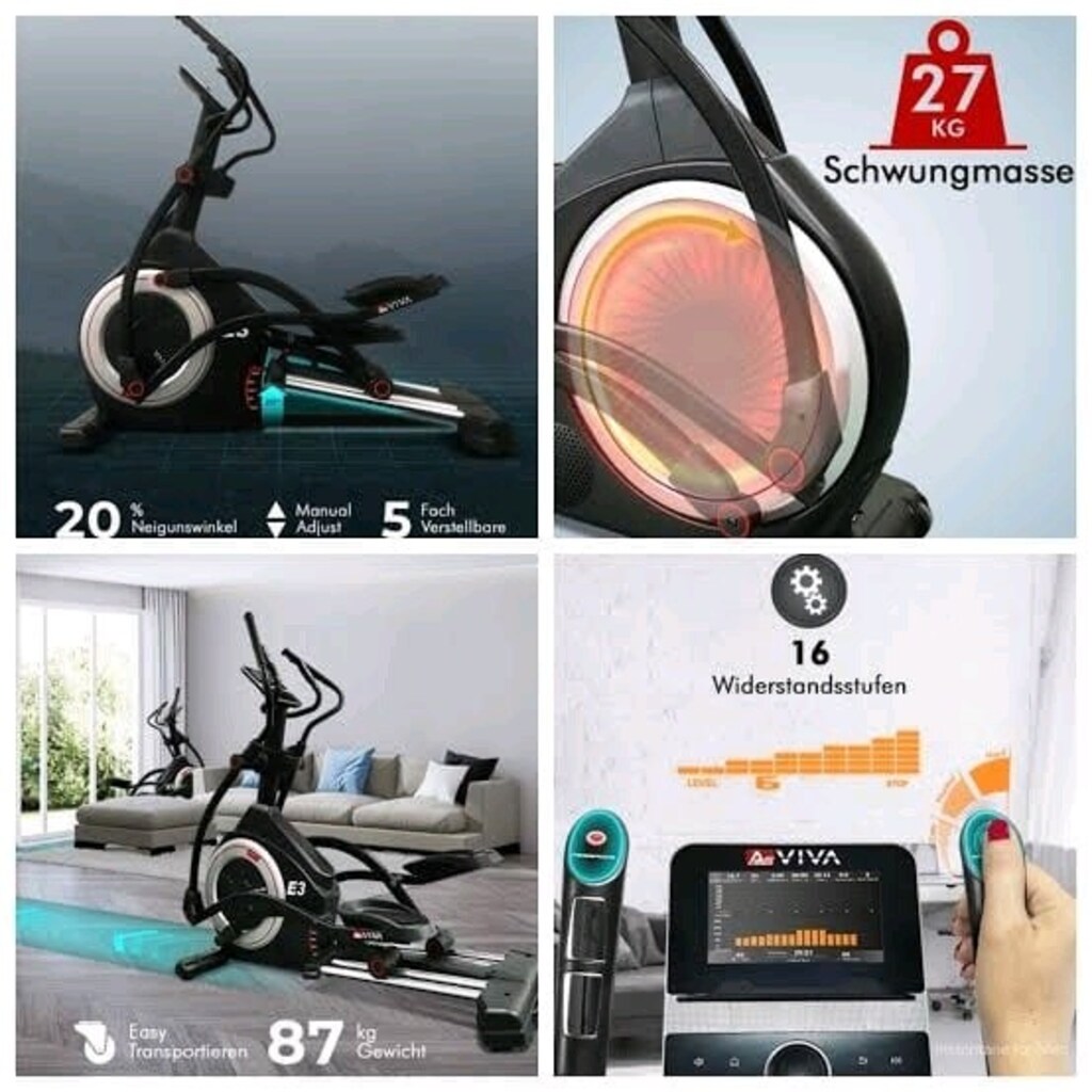 ASViva E3 Profesyonel Eliptik Bisiklet ADRESE TESLİM KURULUM DAİL - 5