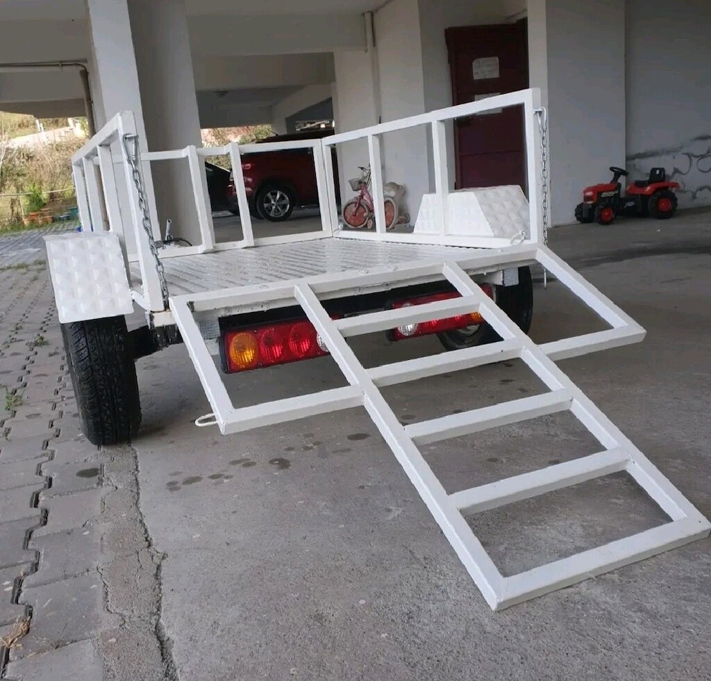 O1 Belgeli Motosiklet Taşıma Römorku - 4