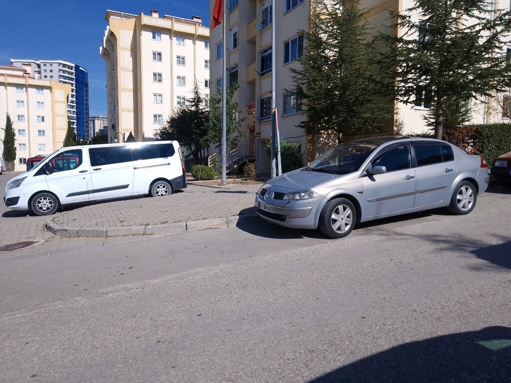 Değişen siz Megane 2 panoramik cam tavan - 15