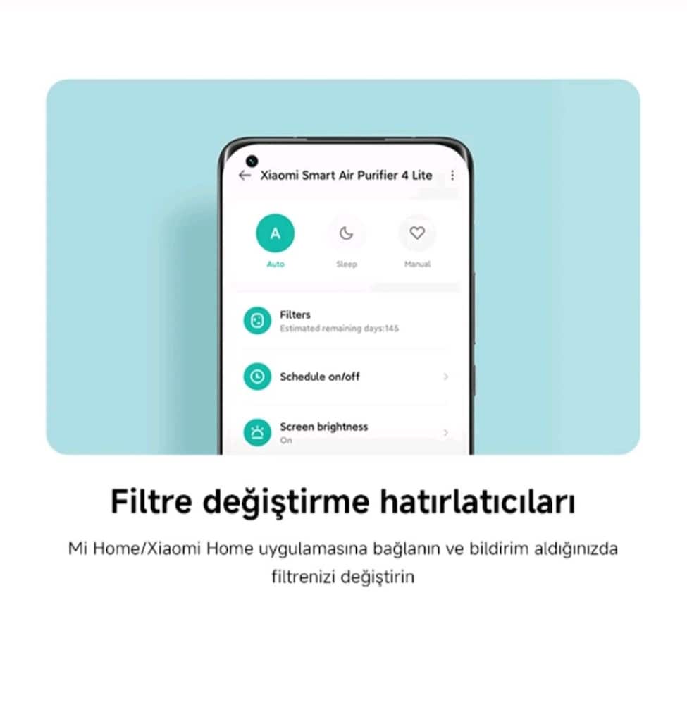 Uygun fiyatlı Sıfır Xiaomi Air Purifier 4 Lite Akıllı Hava Temizleyici - 5