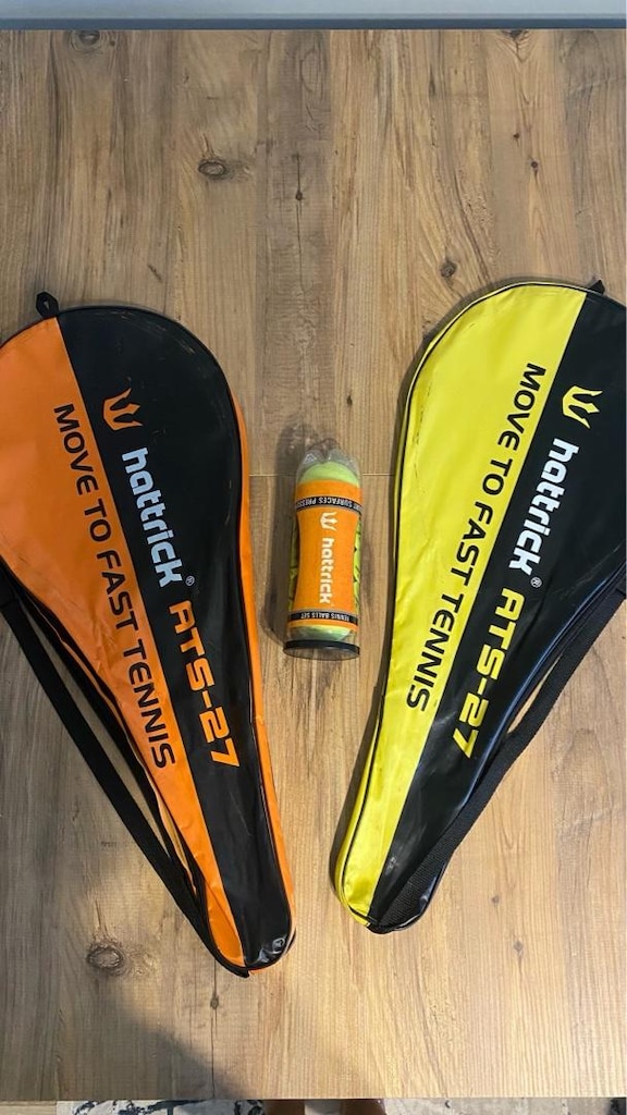 HATTRİCK ATS-27 Tenis Takımı (2 Adet + 3 Adet Tenis Topu) - 3