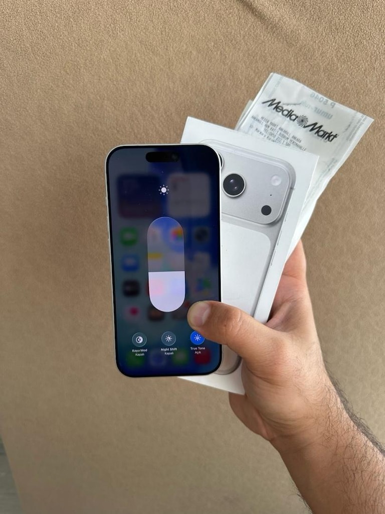 iPhone 17 Pro yurtiçi kutulu faturalı 21.5 ay garantili pil 100 - 8