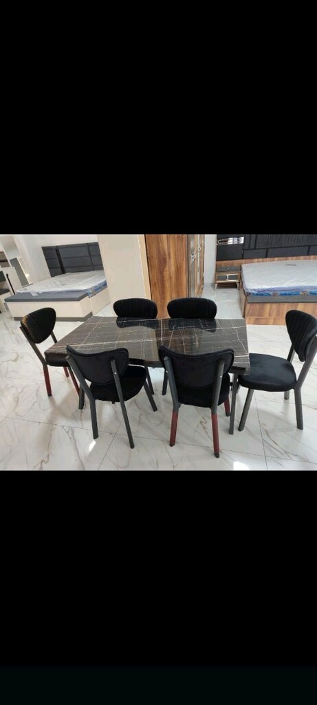 Kampanyalı fiyattan Kütük MDF sabit masa 6 sandalye - 2