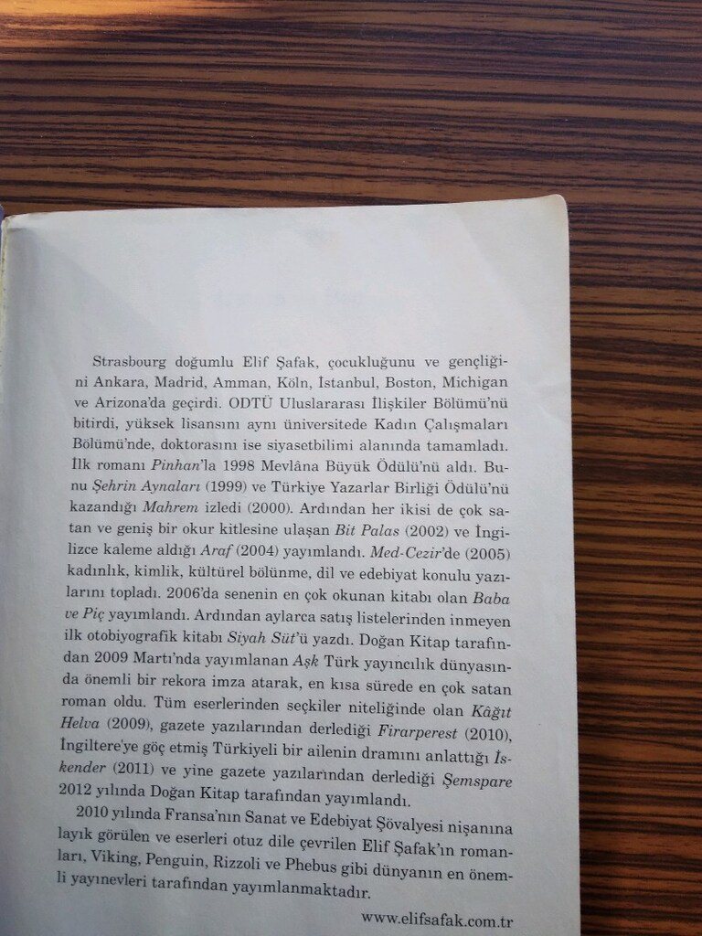 Elif Şafak Ustam ve Ben - 4