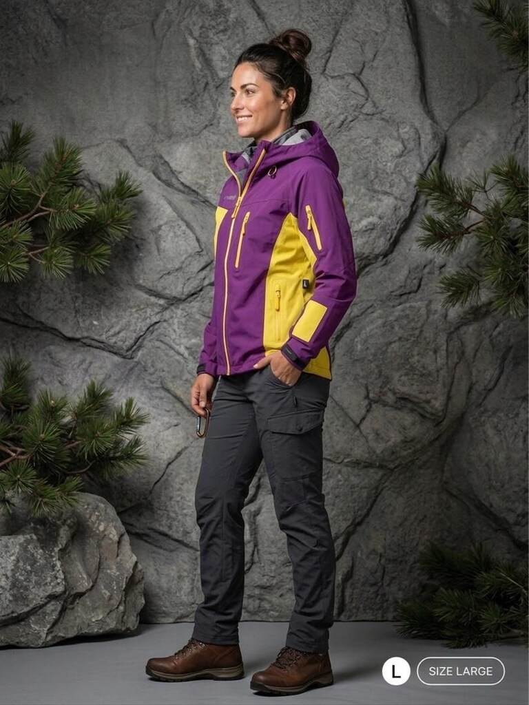 Norveç markası Brandsdal of Norway kadın outdoor ceket — görsel 3/4