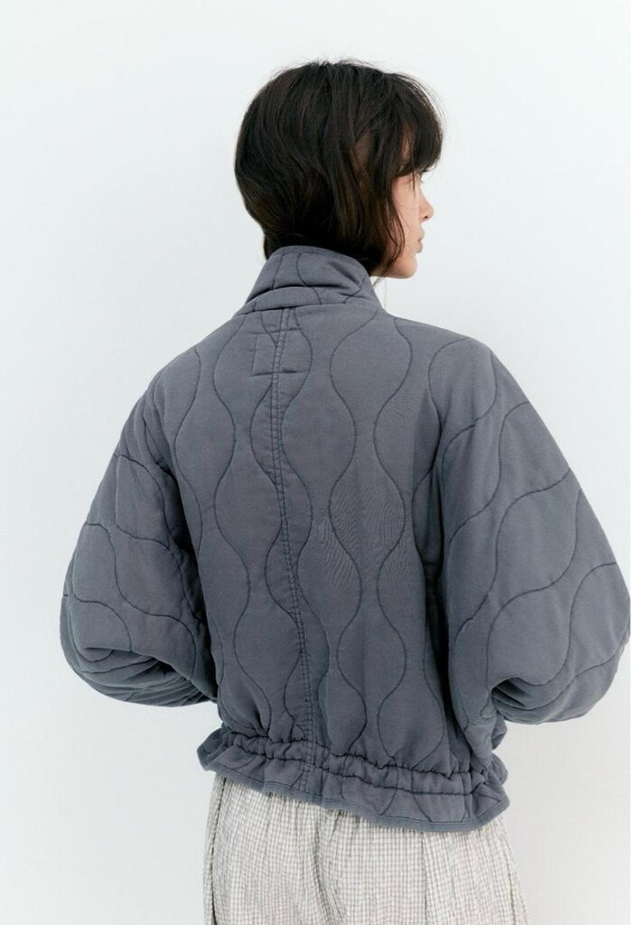 pull bear dik yaka şişme mont - 4