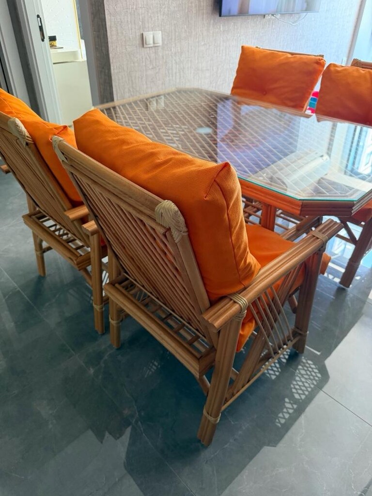 bambu yemek masa takımı - 7