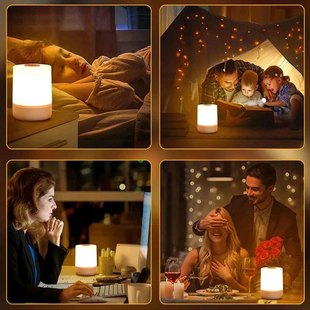 Dokunmatik 3 Modlu Şarjlı Gece Lambası - 3