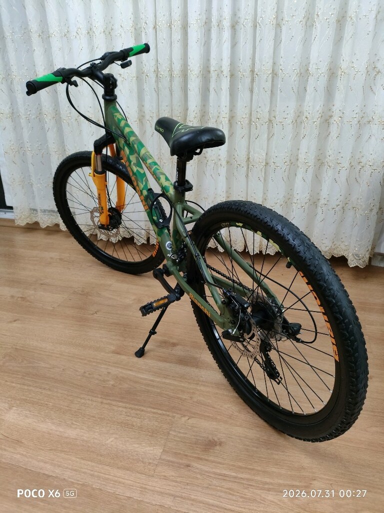 Tertemiz, komple bakımlı 24" Bianchi Spider 401 disk frenli bisiklet - 3