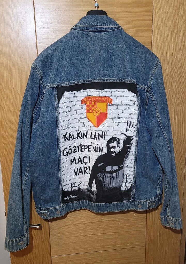 Göztepe Mavi Kot Ceket 3 XL