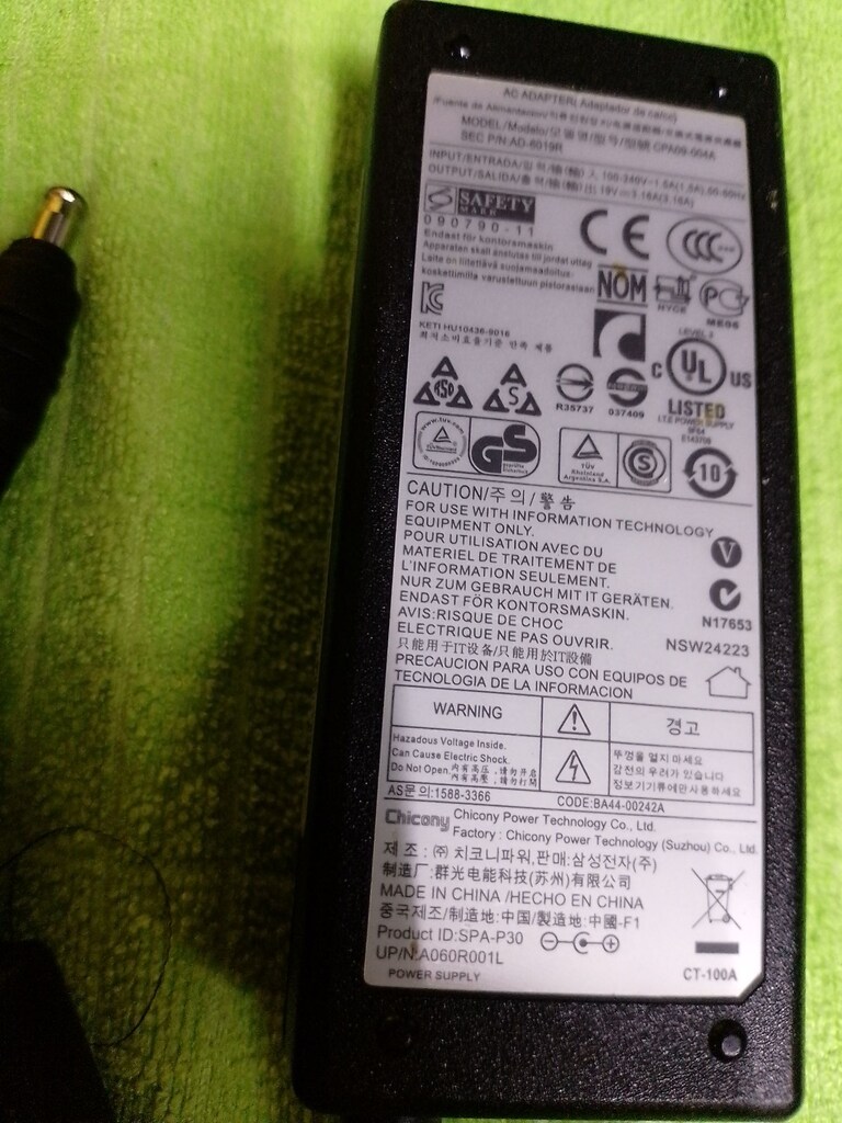11060 19V 3.16A İĞNE UC ASUS LG TOSHIBA SAMSUNG EXPER CASPER ACER - 2