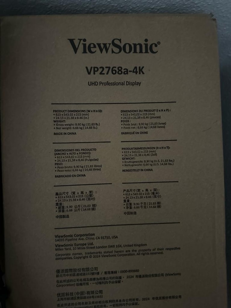 View Sonic 27inc 4K IPS Grafik Tasarım Monitörü - 5