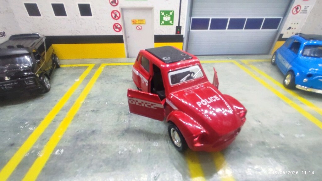 Citroen polis arabası modeli metal diecast oyuncak araba