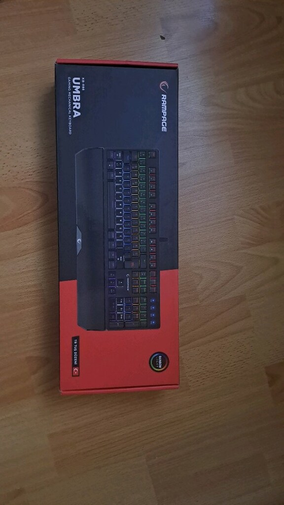 rampage oyuncu klavyesi kb r86 umbra - 3