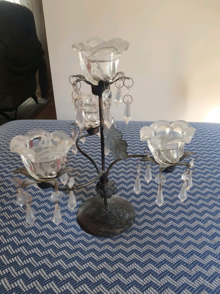 Şamdan mumluk vintage - 4